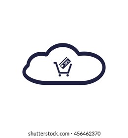 Shopping cart Icon, vector, icon flat 