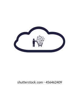 Shopping cart Icon, vector, icon flat 