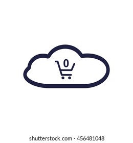 Shopping cart Icon, vector, icon flat 