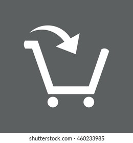 Shopping cart Icon, vector, icon flat 