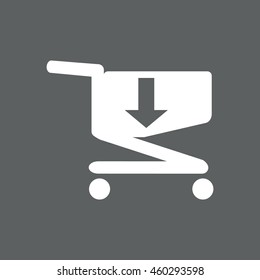 Shopping cart Icon, vector, icon flat 