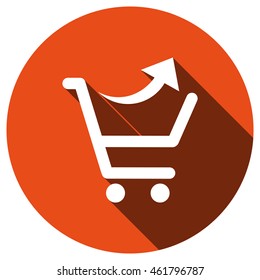 Shopping cart Icon, vector, icon flat 