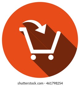 Shopping cart Icon, vector, icon flat 