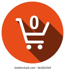 Shopping cart Icon, vector, icon flat 