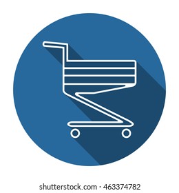 Shopping cart Icon, vector, icon flat 