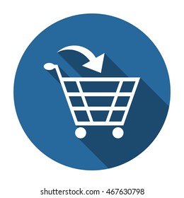 Shopping cart Icon, vector, icon flat 