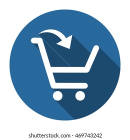 Shopping cart Icon, vector, icon flat 