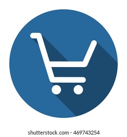Shopping cart Icon, vector, icon flat 