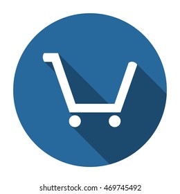 Shopping cart Icon, vector, icon flat