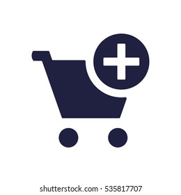 Shopping Cart Icon, Vector flat design style