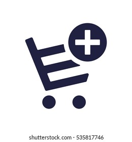 Shopping Cart Icon, Vector flat design style