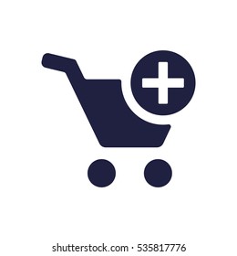 Shopping Cart Icon, Vector flat design style