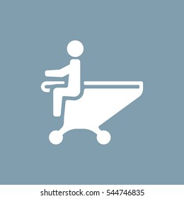 Shopping Cart Icon, Vector flat design style