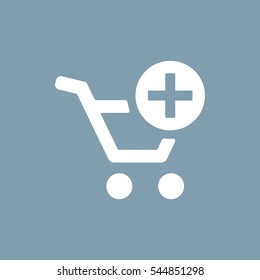 Shopping Cart Icon, Vector flat design style