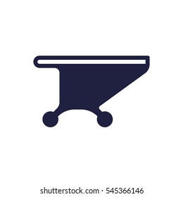 Shopping Cart Icon, Vector flat design style