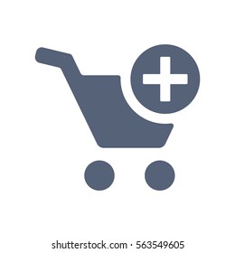 Shopping Cart Icon, Vector flat design style