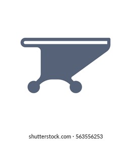 Shopping Cart Icon, Vector flat design style