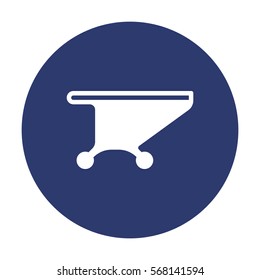 Shopping Cart Icon, Vector flat design style