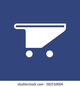 Shopping Cart Icon, Vector flat design style