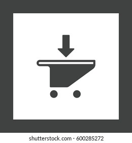 Shopping Cart Icon, Vector flat design style