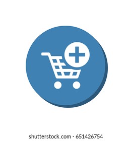 Shopping Cart Icon, Vector flat design style