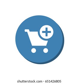 Shopping Cart Icon, Vector flat design style