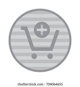 Shopping Cart Icon, Vector flat design style