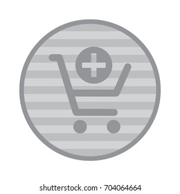 Shopping Cart Icon, Vector flat design style