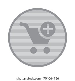 Shopping Cart Icon, Vector flat design style