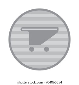 Shopping Cart Icon, Vector flat design style