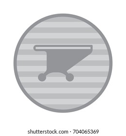 Shopping Cart Icon, Vector flat design style