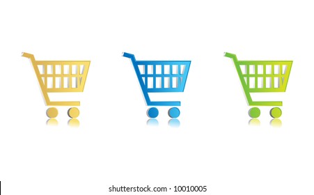 shopping cart icon vector illustration