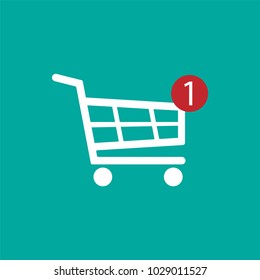 Shopping Cart icon. Vector illustration. Eps 10.