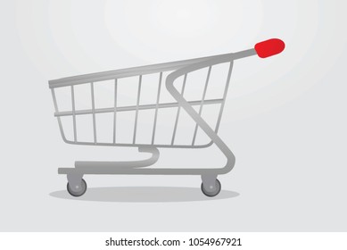 Shopping cart icon. vector illustration