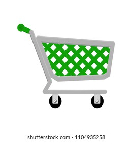 Shopping cart icon, shopping cart, vector illustration, EPS 10.