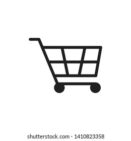 Shopping Cart Icon Vector Illustration 