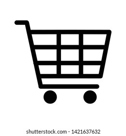 Shopping Cart Icon Vector Illustration - Vector