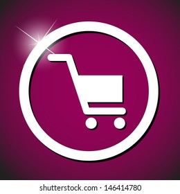 shopping  cart icon vector  illustration