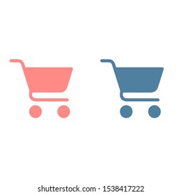 Shopping Cart Icon. Vector shopping cart Icon. Shopping cart illustration for web, mobile apps. Shopping cart trolley icon vector EPS 10