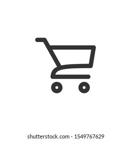 Shopping Cart Icon. Vector Illustration Usable For Web And Mobile Apps. Shopping Trolley Icon Vector.