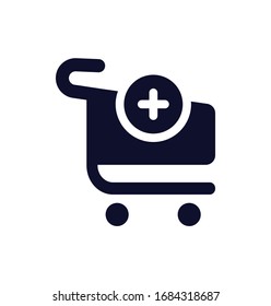 Shopping Cart Icon, vector icon illustration sign, Vector illustration, EPS10.