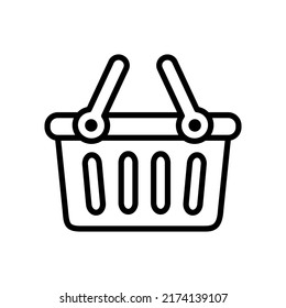 shopping cart icon vector illustration logo template for many purpose. Isolated on white background.