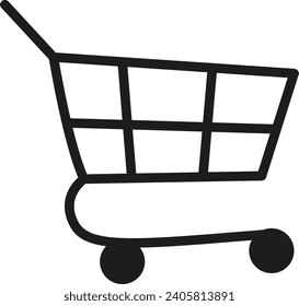 Shopping Cart Icon Vector Illustration
