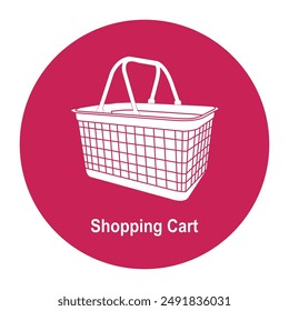 shopping cart icon vector illustration symbol design