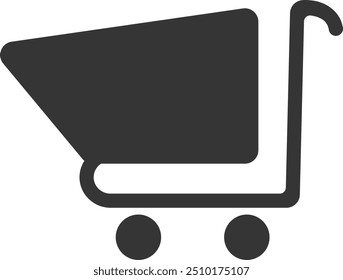 shopping cart icon vector illustration for multiple uses