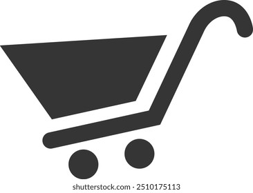 shopping cart icon vector illustration for multiple uses
