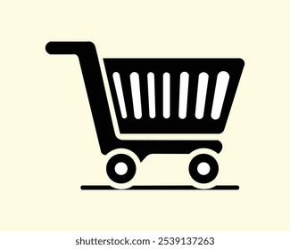 Shopping cart icon. Shopping cart vector illustration