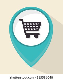 Shopping cart icon, vector illustration eps 10 Shopping cart icon, vector illustration eps 10