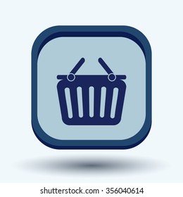 shopping cart icon. vector illustration. cart online store, Internet shop. basket shopping