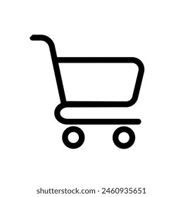 Shopping cart icon vector image	